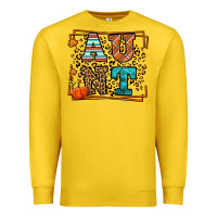 Lemon Fall Autumn Leopard Aunt Premium Sweatshirt - LillyAllenDesigns