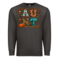 Smoke Fall Autumn Leopard Aunt Premium Sweatshirt - LillyAllenDesigns