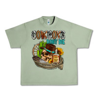 Oil Green cowboys don't die Urban Heavy Tee - AdoDesignShop