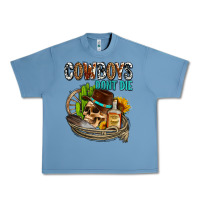 Pebble Blue cowboys don't die Urban Heavy Tee - AdoDesignShop