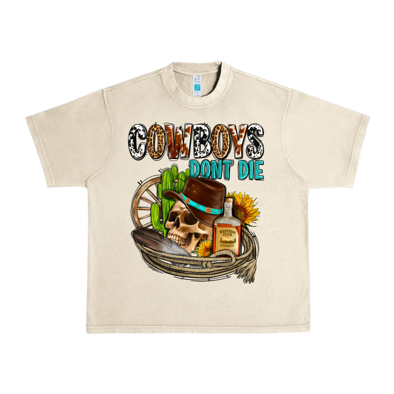Cowboys Don't Die Urban Heavy Tee by AdoDesignShop | Teevron