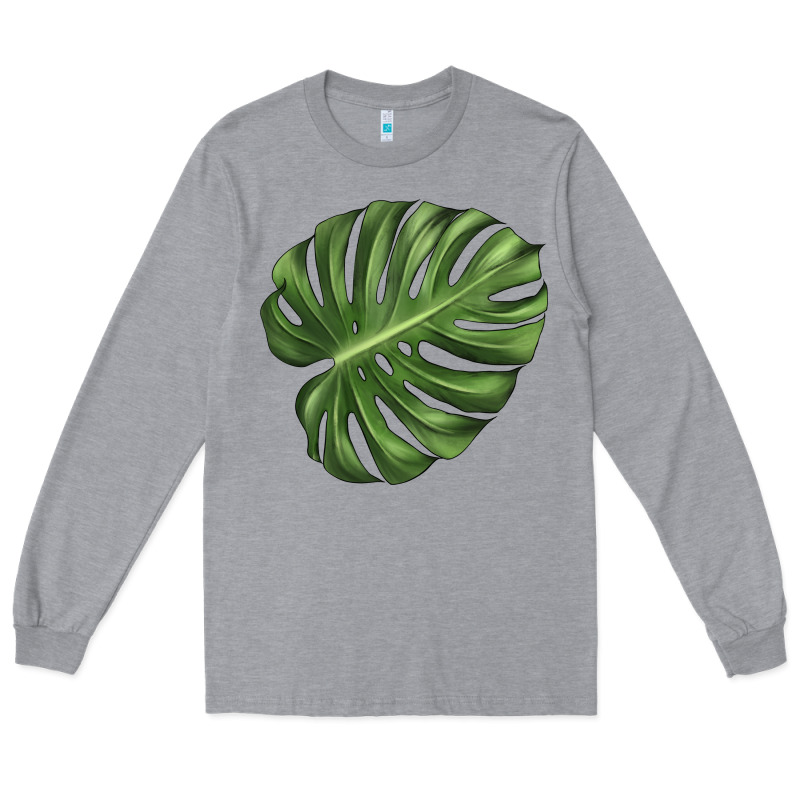 Monstera Leaf Long Sleeve Tee by LillyAllenDesigns | Teevron