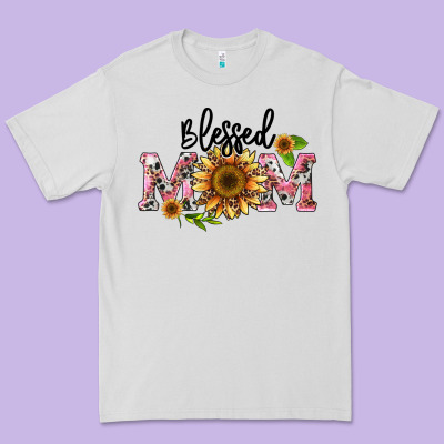 Blessed Mom Premium Tee Designed By Barkaloodesign