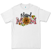 White blessed mom Premium Tee - BarkalooDesign