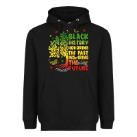 Black title black history celebration Heavyweight Hoodie - LillyAllenDesigns