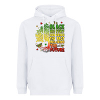 White title black history celebration Heavyweight Hoodie - LillyAllenDesigns