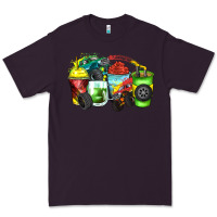 Plum monster truck coffee cups Premium Tee - Zillion Design Studio