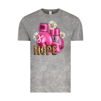 Cloud Rock Breast Cancer Boxing Gloves Vintage Tee - Artiststas