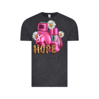 Vintage Black Breast Cancer Boxing Gloves Vintage Tee - Artiststas