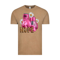 Vintage Coffee Breast Cancer Boxing Gloves Vintage Tee - Artiststas