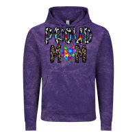 Cloud Purple proud mom Vintage Hoodie - CowhideDigitalArt