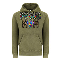 Vintage Olive proud mom Vintage Hoodie - CowhideDigitalArt