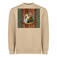 Mushroom jesus Heavyweight Sweatshirt - JahusDesignShop