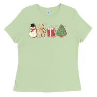 Matcha christmas gingerbread cookies Ladies Tee - MaliasSmallBusiness