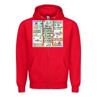 Red self love Zipper Hoodie - MaliasSmallBusiness
