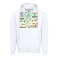 White self love Zipper Hoodie - MaliasSmallBusiness