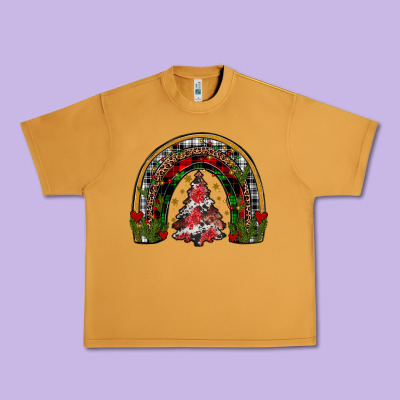 Trees Rainbow Urban Heavy Tee Designed By Jahusdesignshop