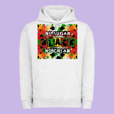 No Sugar No Cream Black Tumbler Urban Hoodie Designed By Cowgirlartshop