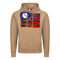 Vintage Coffee leopard baseball flag3 Vintage Hoodie - JahusDesignShop