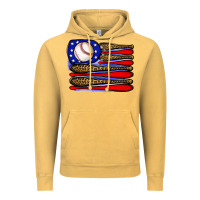 Vintage Mustard leopard baseball flag3 Vintage Hoodie - JahusDesignShop