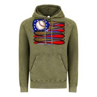 Vintage Olive leopard baseball flag3 Vintage Hoodie - JahusDesignShop