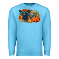 Ocean Blue Fall Autumn Baby Calf Premium Sweatshirt - LillyAllenDesigns