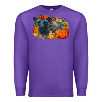 Purple Fall Autumn Baby Calf Premium Sweatshirt - LillyAllenDesigns