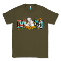 Army Green goat mom serape leopard cowhide goat family Classic Tee - Artiststas