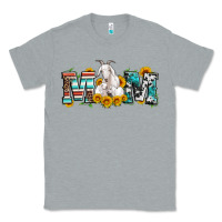 Heather Grey goat mom serape leopard cowhide goat family Classic Tee - Artiststas