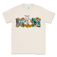 Natural goat mom serape leopard cowhide goat family Classic Tee - Artiststas