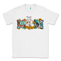 White goat mom serape leopard cowhide goat family Classic Tee - Artiststas