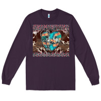 Plum western nurse stethoscope pink leopard Long Sleeve Tee - BarkalooDesign