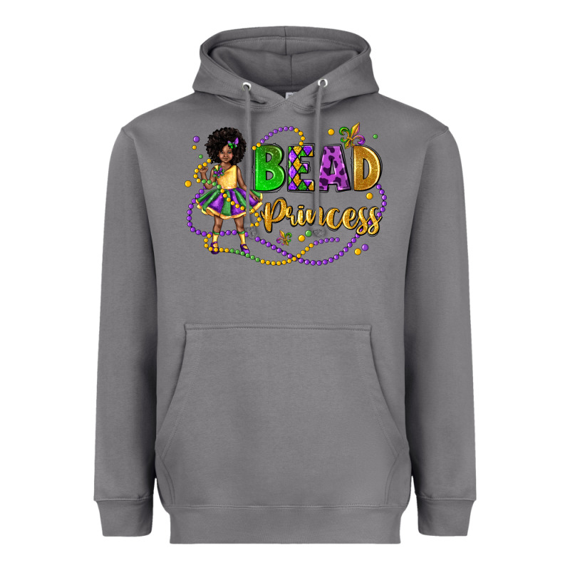 Bead Princess Mardi Gras Heavyweight Hoodie by LillyAllenDesigns | Teevron