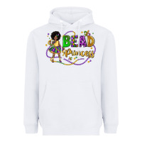 White bead princess mardi gras Heavyweight Hoodie - LillyAllenDesigns