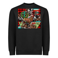 Black christmas reinder Heavyweight Sweatshirt - JahusDesignShop
