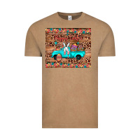 Vintage Coffee happy easter truck Vintage Tee - JahusDesignShop