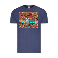 Vintage Denim happy easter truck Vintage Tee - JahusDesignShop