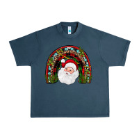 Midnight Navy santa rainbow Urban Heavy Tee - JahusDesignShop