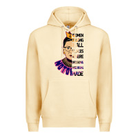 Pina Colada RBG Ruth Bader Ginsburg Women Belong In All Places Premium Hoodie - Bettercallsaul