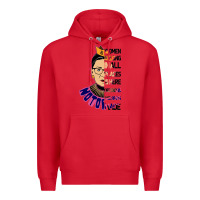 Red RBG Ruth Bader Ginsburg Women Belong In All Places Premium Hoodie - Bettercallsaul