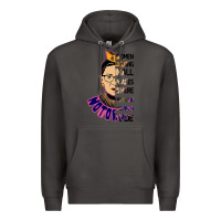 Smoke RBG Ruth Bader Ginsburg Women Belong In All Places Premium Hoodie - Bettercallsaul