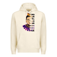 Tofu RBG Ruth Bader Ginsburg Women Belong In All Places Premium Hoodie - Bettercallsaul