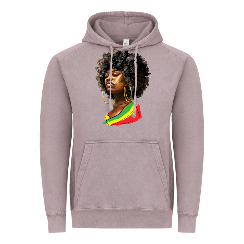 Juneteenth Black Women Vintage Hoodie by HRA Design Shop | Teevron