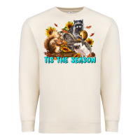 Sandshell Fall Tis The Season Animals Premium Sweatshirt - LillyAllenDesigns