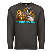 Smoke Fall Tis The Season Animals Premium Sweatshirt - LillyAllenDesigns