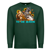 Sports Green Fall Tis The Season Animals Premium Sweatshirt - LillyAllenDesigns