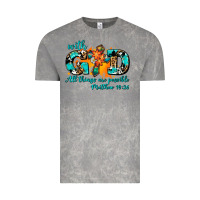 Cloud Rock with god all things are possible. cross Vintage Tee - AdoDesignShop