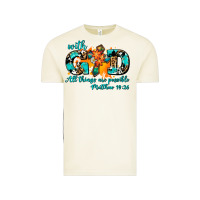 Vintage Arctic with god all things are possible. cross Vintage Tee - AdoDesignShop