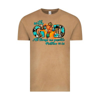 Vintage Camel with god all things are possible. cross Vintage Tee - AdoDesignShop