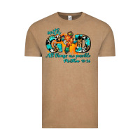 With God All Things Are Possible. Cross Vintage Tee | Teevron